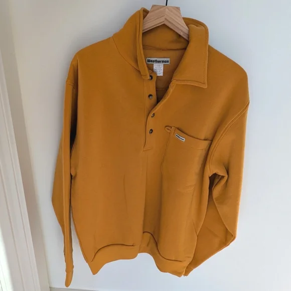 Vintage Weatherman 80's Mustard Pullover - Picture 1 of 6